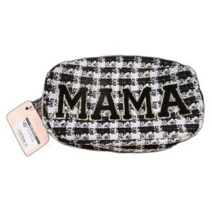 Kenz Kustomz Savvy Blake Medium Black Plaid Premade Mama Bag NWT